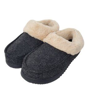 DEARFOAMS Slippers Womans 5-6 House Shoes Indoor Outdoor Leisure Black
